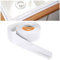 Flintronic Rodapiés Autoadhesivo Flexible, 15m【19 * 19mm】Perfil PVC, Rodapie de Acabado Rodapiés Flexible Cinta Autoadhesiva para Cocina y Baño(Blanco)