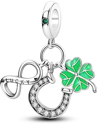 Hapour 925 Sterling Silber Charms für Armbänder Halskette Europäischen Schmuck Anhänger Perlen Pudel Charm für Frauen Mutter