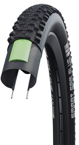 Schwalbe Unisex – Erwachsene Smart Sam Plus Fahrradreifen, schwarz Reflex, 27.5x210 / 54-584
