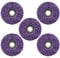 Disco abrasivo CSD da 115 mm, 5 dischi per la pulizia grossolana, disco per la pulizia grossolana, disco in tessuto di nylon, rimozione della vernice, ruggine per smerigliatrice angolare (viola)