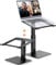 supamir Laptop Ständer Höhenverstellbar, Laptopständer für Schreibtisch, Stehen möglich, DJ Laptop Stand, Kompakte Alternative zum Stehpult, Passend für MacBook und alle 13 - 16.5 Notebook, Schwarz
