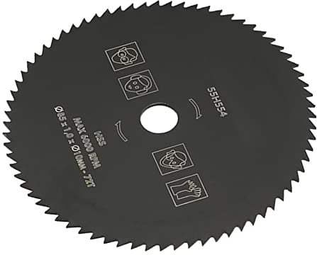 Premium 85mm X 10mm HSS Circular Saw Blade with 72 Teeth for Wood and Metal Cutting