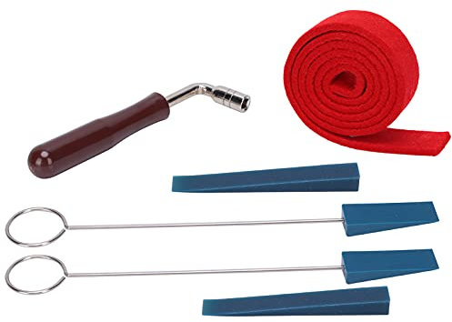 Klavier-Stimmwerkzeug, Temperament-Streifen, Professionelles Klavier-Stimmset, Einschließlich Stiftschlüssel, Hammer, Temperament-Streifen und