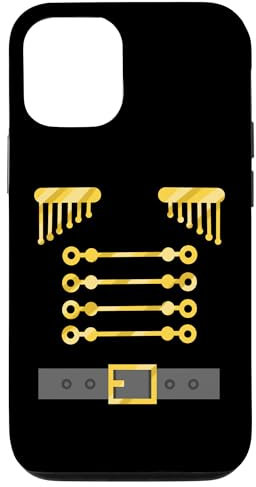 Carcasa para iPhone 12/12 Pro Uniforme de soldado cascanueces disfraz de Navidad para hombres y niños