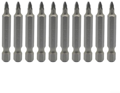 PZ0 PZ3 PZ0 PZ0 Schraubendreher-Bit-Set, Chrom-Vanadium-Stahl, Profi-Qualität, 10 Stück