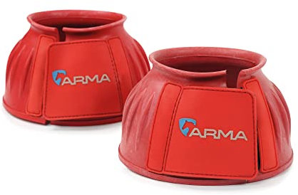 Shires ARMA Touch Close Over Reach Boots X Large Pink