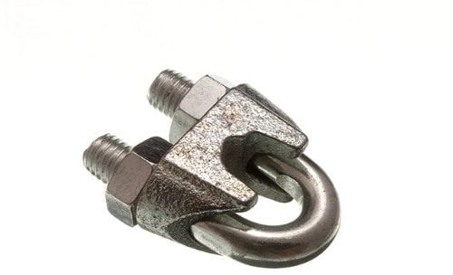 6 Of Wire Rope Clamp U Bolt Cable Grip 12Mm 1/2 Inch Zinc Plated Steel