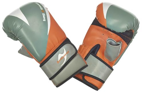 Ju-Sports Sandsackhandschuhe Bag Power - Kunstleder I Gepolsterte Boxhandschuhe für Balltraining, Pratzen, Sandsack Training I Atmungsaktives Mesh I Größe L