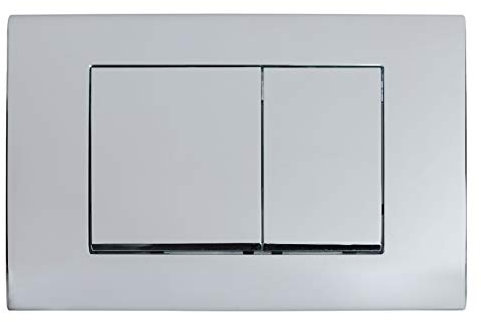 UVO Chrome Square Flush Plate ABS Plastic - Please Read Full Description!! - Compatible only with Sigma Range of Geberit cisterns 109.309.005-109.792.00.1-111.383.00.5