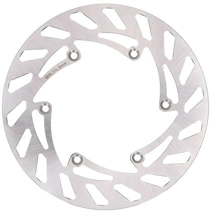 Bremsscheibe hinten 209mm für CPI Supercross SX, SM 50, Beeline | Innendurchmesser Ø 108 mm, LK 122 mm, 6 Löcher, 6,6 mm, 3,5 mm, 90 ° kompatibel mit CPI Supercross 50, Beeline Supermoto 50