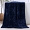 Whale Flotilla Flannel Fleece Throw Blanket for Sofa, 130x150 CM Soft Fluffy Velvet Sofa Blanket with Decorative Vintage Pattern for All Season, Warm and Lightweight, Navy Blue