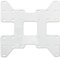 DRALL INSTRUMENTS Vesa Adapter Plate for Monitor Bracket Extension from VESA 100, 200 to VESA 300 x 300 Model: AD3W