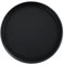The HC Companies Terrazzo runder Premium-Pflanzen-Untersetzer, 58 cm, für drinnen und draußen, Kunststoff, Pflanzschalen für Töpfe, 59,4 x 59,4 x 5,3 cm, schwarzer Onyx