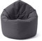 Lumaland Sitzsack Drops: runder Sitzsack (300 L) mit 2-in-1-Funktion für bequemes Sitzen & Liegen | Der Doppelagent für Relax-Momente in- & Outdoor I Mit anpassungsfähiger EPS-Füllung | Ø 120 x 75 cm