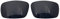 Wetnenss Verres de rechange polarisés pour Oakley Crankshaft OO9239 Épaisseur 1,5 mm Prévention du sel Résistant à l'huile (rouge foncé) (K doré), Noir , 61*38mm