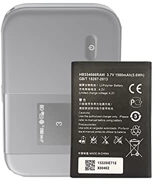 HIGHAKKU Batteria di ricambio HB5F2H HB554666RAW compatibile con HW LTE 4G E5372 E5373 E5336 E5330 WiFi Hotspot Router/Modem/Wireless Router