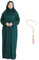 Modish Group Damen Gebetskleidung Mit Hijab Rosenkranz, Muslim Kleidung Für Frauen, Türkisch Muslimische Lang Kleider Set, Abaya Jilbab, Islamische Burka, Ramadan (Smaragd, Einheitsgröße)