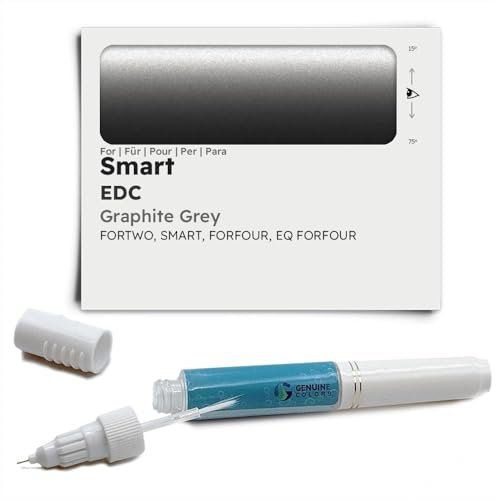 Genuine Colors Lackstift Graphite Grey EDC für Smart Grau FORTWO FORFOUR EQ