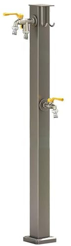 WNYAILLL Fontana da Giardino in Stile Antico, Colonna d'Acqua da Giardino in Acciaio Inox, Rubinetto da Esterno, per Esterno Casa Giardino, Fontana d'Acqua Indipendente