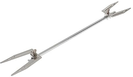 Tenedor Giratorio de Inoxidable para Freidora de Aire Accesorio para Asar con Limpieza y Resistencia