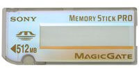 Sony MSXM512A PRO Duo 512 MB Memory Stick