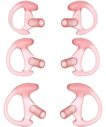 LIFE IS SIMPLE Ohreinsatz für Schallschlauch - Angenehmer Dank hochwertigem Silikon - 3 Paar in 3 Größen