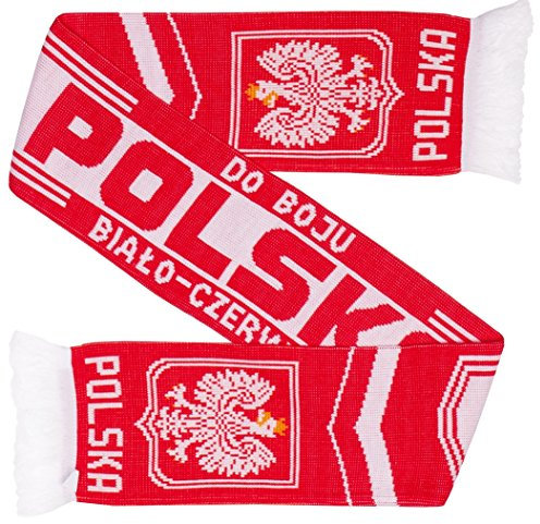 Polen Euroscarves Poland Polska Fußball Strickschal (Do Boju)