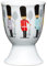 Kitchen Craft Children's Soldiers Design Egg Cup, Porcelain, Multi-Colour, 9 x 12 x 16 cm