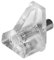 HKB ® 8 Stück Safety-Bodenträger, Stift-Ø = 4mm, transparent mit Stahlstift, Hersteller Hettich, Artikel-Nr. 1637