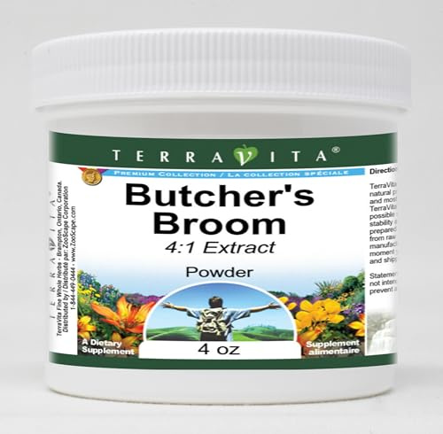 Butcher's Broom 4:1 Extract Powder (4 oz, ZIN: 522986)