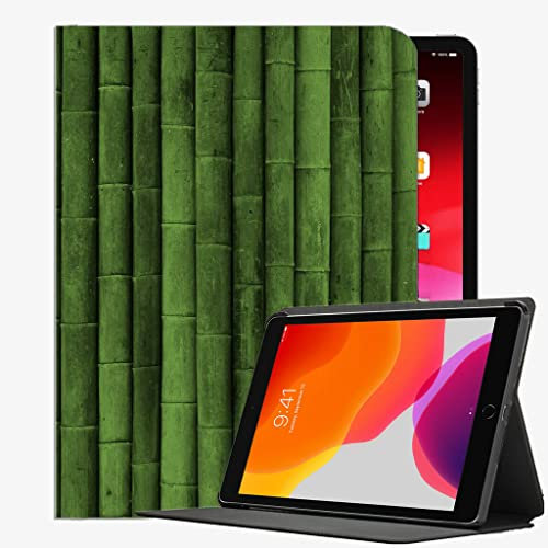 YENDOSTEEN Cover per iPad Mini/Mini 2/ Mini 3,Slim Smart Case con Funzione Auto Sleep per Apple iPad Mini,BAMBOO Stick Verticale verde Cover con Auto Svegliati/Sonno