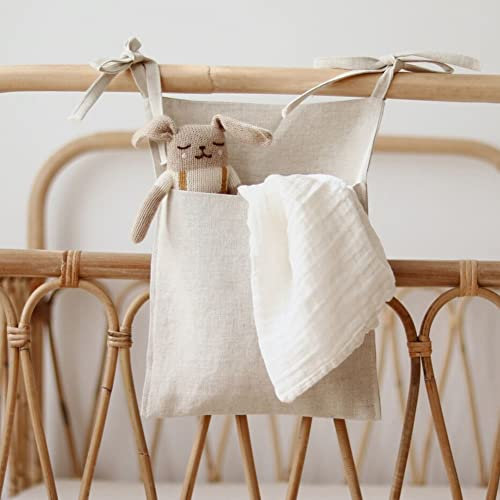 Kinderzimmer Hängender Bett Organizer Zum Aufhängen, Kinderzimmer,Babybett Aufbewahrungstasche,Organizer Babybett,Organizer Für Kinderbett Babybett,Zum Aufhängen Von Windeln Kinder Spielzeug,Weiß