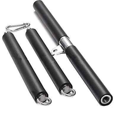 Graootoly Multifunction Adjustable LAT Pull Bar Cable Machine Attachment Gym Bench Press Squat Workout