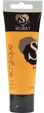 Homéa, Peinture Acrylique en Tube 75Ml Jaune Orange