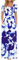 AUSELILY Maxi Dress for Women - Summer Casual Long Dresses for Ladies with Pockets XL Flowers Blue White