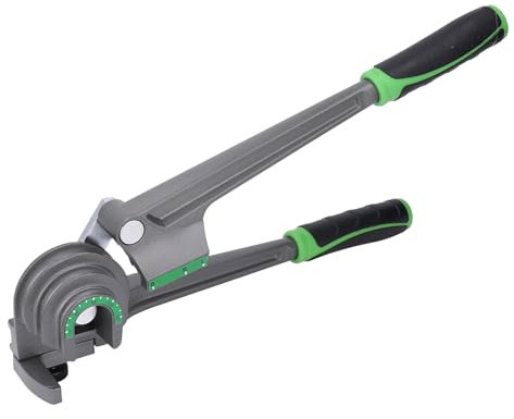 Pipe Tube Bender, 1/4 3/8 1/2 Inch OD, 0-180° 3 in 1 Manual Tubing Bending Tools Copper Aluminum Tube Bender for HVAC Refrigeration Repair