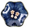Ceramic Trinket Dish Ring Dish, Decorative Trinket Tray Jewellery Dish, Gift for Women, Her, Mother, Wedding Bridal Shower, Birthday(Blue)