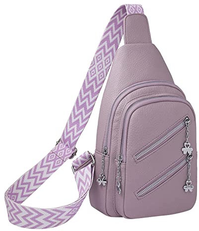 Sac à dos pour femme pouvant être relié avec câble de données USB Sac à dos décontracté Sac à dos de grande capacité 40 l, violet, taille unique