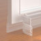 Türdichtung Zugluftstopper für Türen 100cm, NEU Türdichtung Unten Selbstklebend, Tür Zugluftstopper-Ideal Auch Als Schallschutz, Energie Sparen und Kälteschutz Luftzugstopper für Türen (Transparent)