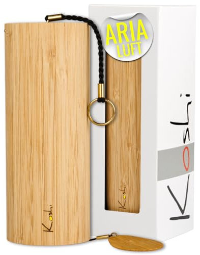 Koshi Klangspiel Luft - ARIA Windspiel - Wind Chime Bambus - Für Yoga Meditation Garten