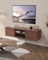 VEVOR Mobile TV Sospeso a Parete con Ripiano Regolabile e Ante Scorrevoli, Ripiano TV con Spazio di Archiviazione per Lettore DVD Console di Gioco, Capacità 52 kg Bianco 1520 x 390 x 368 mm
