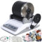 Rock Tumbler Kit Elektrischer Edelsteinschleifer mit Timer Abnehmbarer DIY Steinpolierer Komplette Polierwerkzeuge