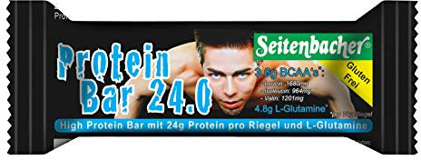 Seitenbacher Protein Riegel 24.0 I 24g/70g = 34% Protein I glutenfrei I glycerinfrei I 12er Pack (12x70g)
