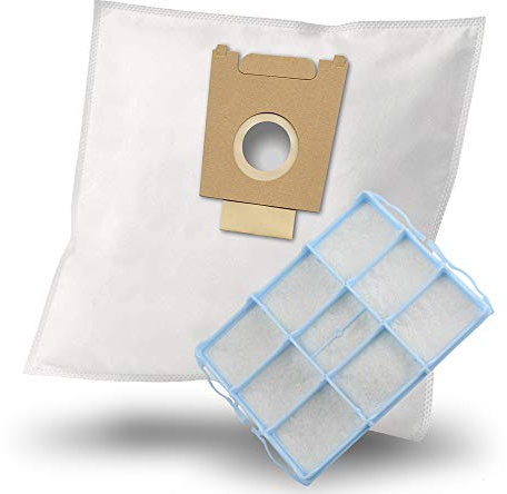 MisterVac | compatible avec les sacs d'aspirateur sacs de remplacement 10 pièces + filtre de remplacement filtre filtre de remplacement Bosch BSGL 32225/03 GL-30 2200W