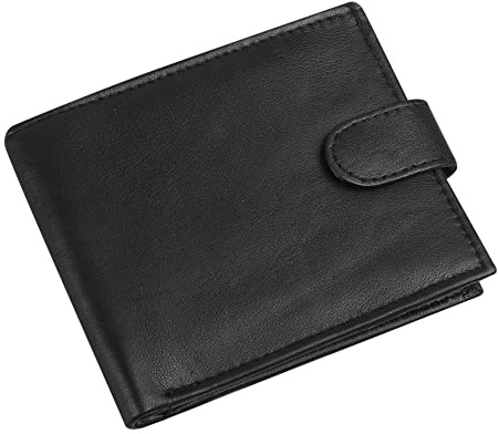 RAS WALLETS Mens RFID Blocking Leather Wallet with Multiple Credit Card Slots and Id Window 64