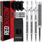 RED DRAGON Pegasus Professionelles Wolfram-Steeltip-Dart-Set, erhältlich in 21, 23, 24, 25, 26, 28, 30 Gramm, mit Flights, Schäften (Schäften) und Tasche (Weiß 23G, 2)