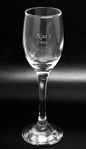 County Engraving Personalised Engraved 125ml Port Sherry Or Liqueur Glass with Gift Box - Enter Your Own Custom Text