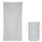 Dock & Bay Strandhandtuch - Schnell trocknende Mikrofaser, ohne Sand - Kompakt, Leicht - 100% recycelt - Inklusive Beutel - Essential - Mountain Grey, Large (160x90cm, 63x35)