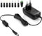 Ktec Universal AC DC Netzteil, Steckernetzteil 12V 2A (2000mA, 5,5/2,5mm) Strom-Adapter mit 8er Hohlstecker Set, 183cm