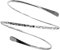 F Fityle Armbänder für Oberarm, Minimalistisches Armmanschetten Armband, Bracelet Women Oberarmreif, Verstellbar Armband, Boho Punk Band Spiralarm Oberarmreif Schmuck für Frauen Damen, Silber